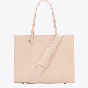 The Large Work Tote in Beige